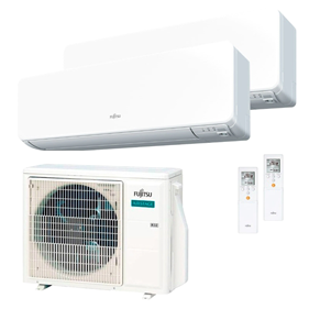 FUJITSU 2X1 MULTISPLIT CON INSTALACION BASICA